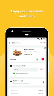 Hardee's Saudi Arabia - Burger & Sandwich Meals! android App screenshot 1