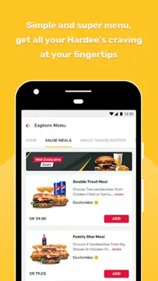 Hardee's Saudi Arabia - Burger & Sandwich Meals! android App screenshot 3